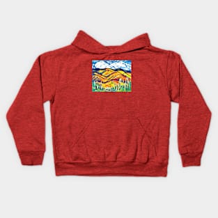 Marsden Hartley - The Last of New England—The Beginning of New Mexico Kids Hoodie